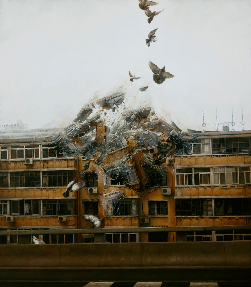 Illustration for article titled The beautiful and often disturbing paintings of Jeremy Geddes